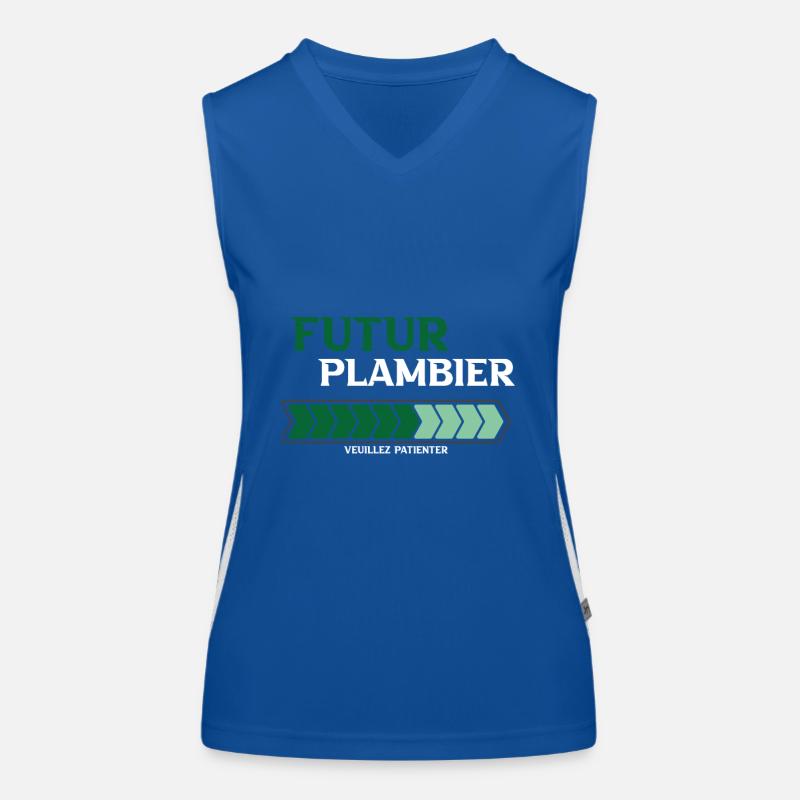 futur plombier Débardeur respirant contrasté Femme