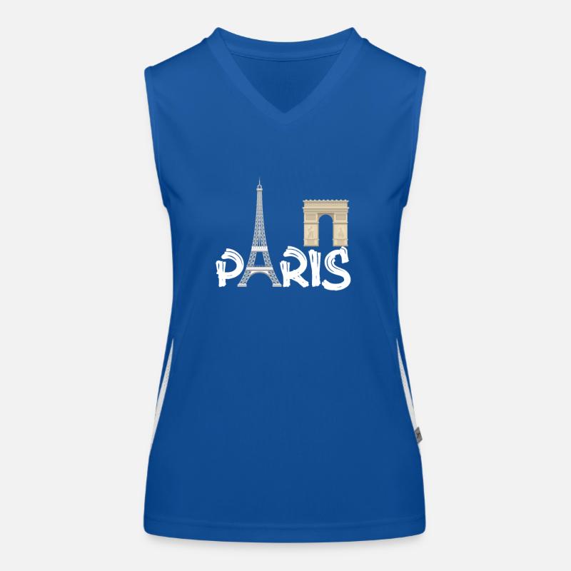 PARIS Funktionelles Kontrast-Tank Top für Frauen