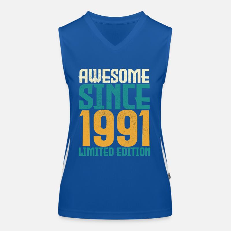 Awesome Since 1990 limited edition. Débardeur respirant contrasté Femme