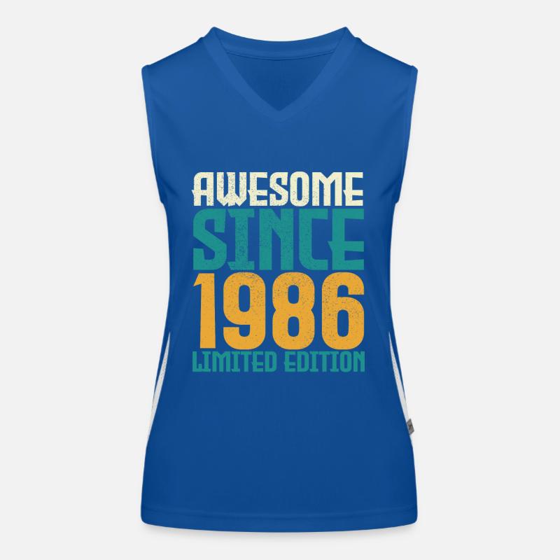 Awesome Since 1986 limited edition. Débardeur respirant contrasté Femme