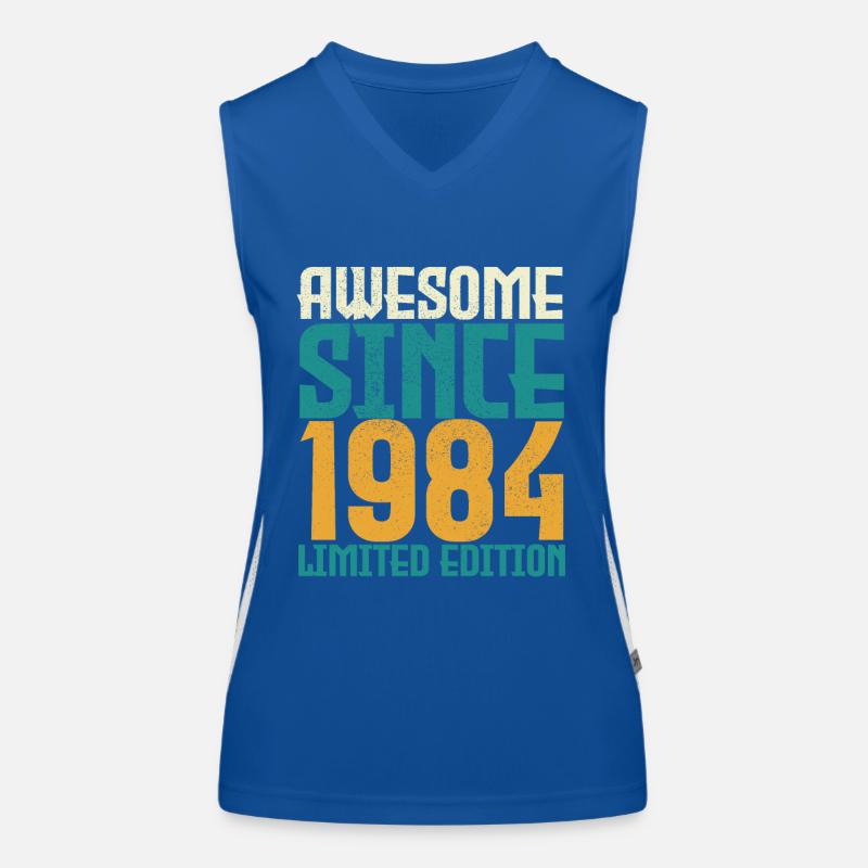 Awesome Since 1984 limited edition. Women's Functional Contrast Tank Top