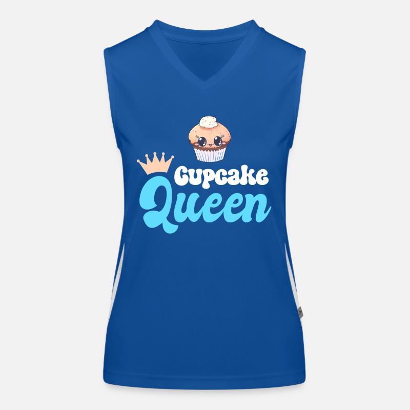 Cupcake Baking Baker Women's Functional Contrast Tank Top