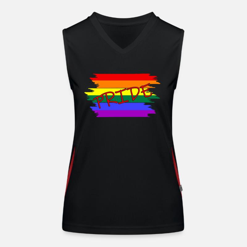 Pride Funktionelles Kontrast-Tank Top für Frauen