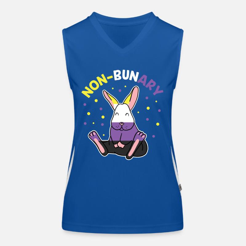 Nicht-Bunary Non Binary Genderqueer Pride Flagge Funktionelles Kontrast-Tank Top für Frauen