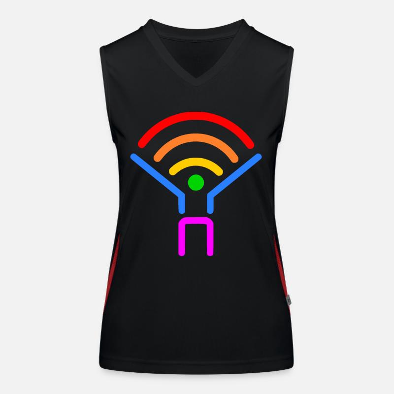 Lgbt Débardeur respirant contrasté Femme