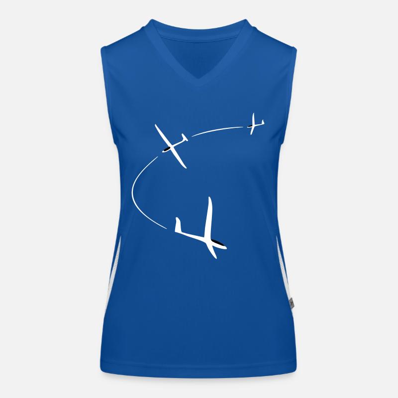 Glider Gliding Gliding Glider Women's Functional Contrast Tank Top