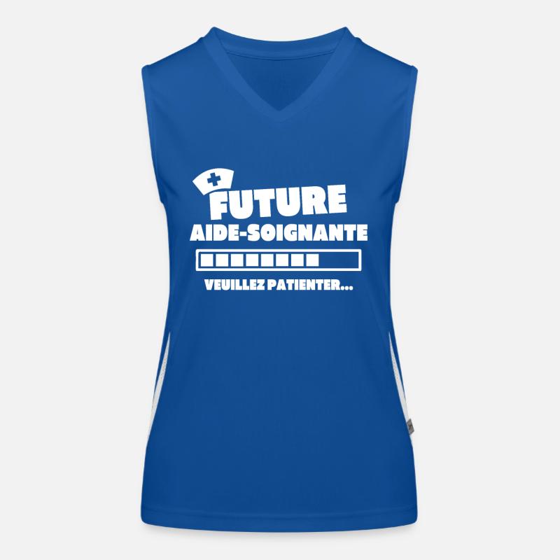Future aide soignante Débardeur respirant contrasté Femme