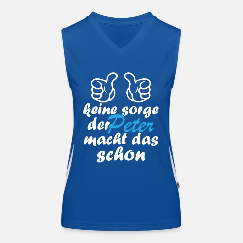 Der peter macht das schon Funktionelles Kontrast-Tank Top für Frauen