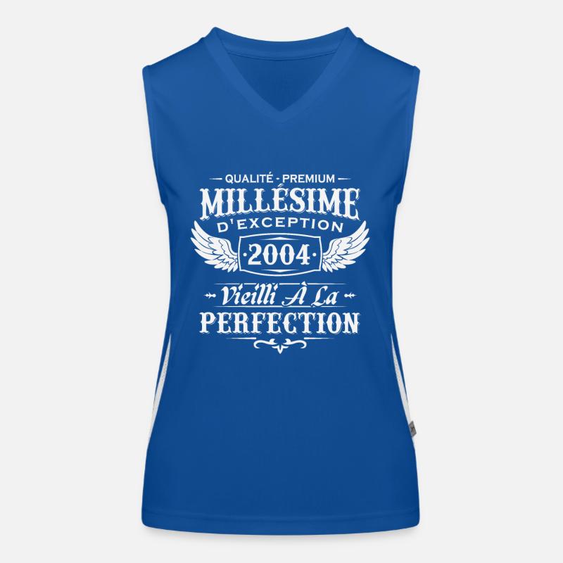 Millésime 2004 Débardeur respirant contrasté Femme