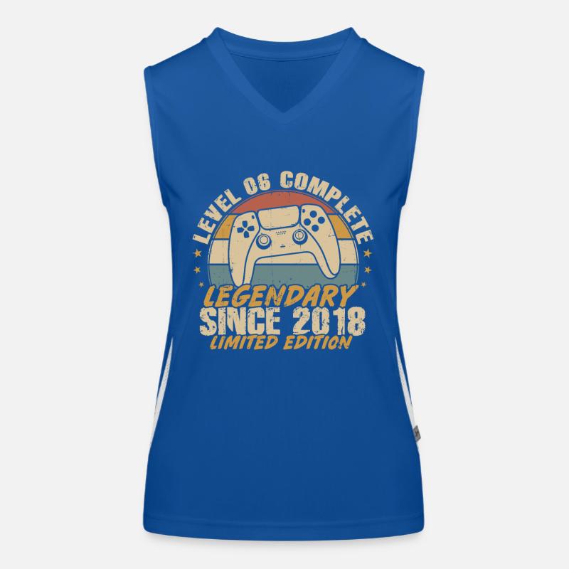 Level 6 Komplett legendär seit 2018 Funktionelles Kontrast-Tank Top für Frauen