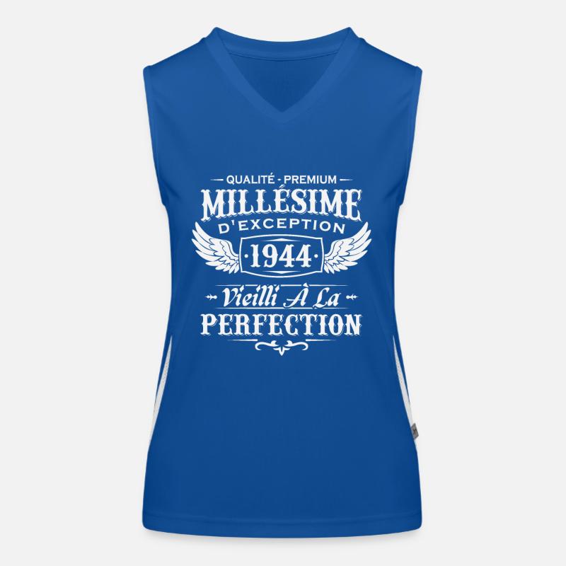 Millésime 1944 Débardeur respirant contrasté Femme
