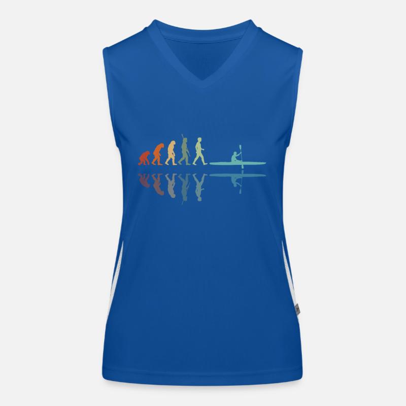 Kajak Entwicklung Funktionelles Kontrast-Tank Top für Frauen