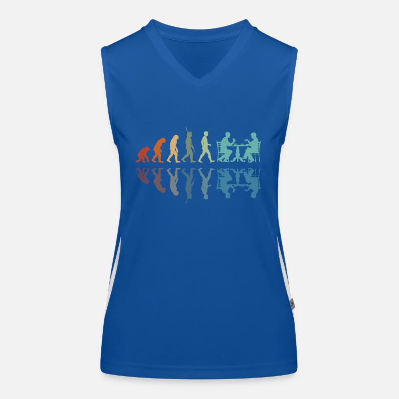 Schach Entwicklung Funktionelles Kontrast-Tank Top für Frauen