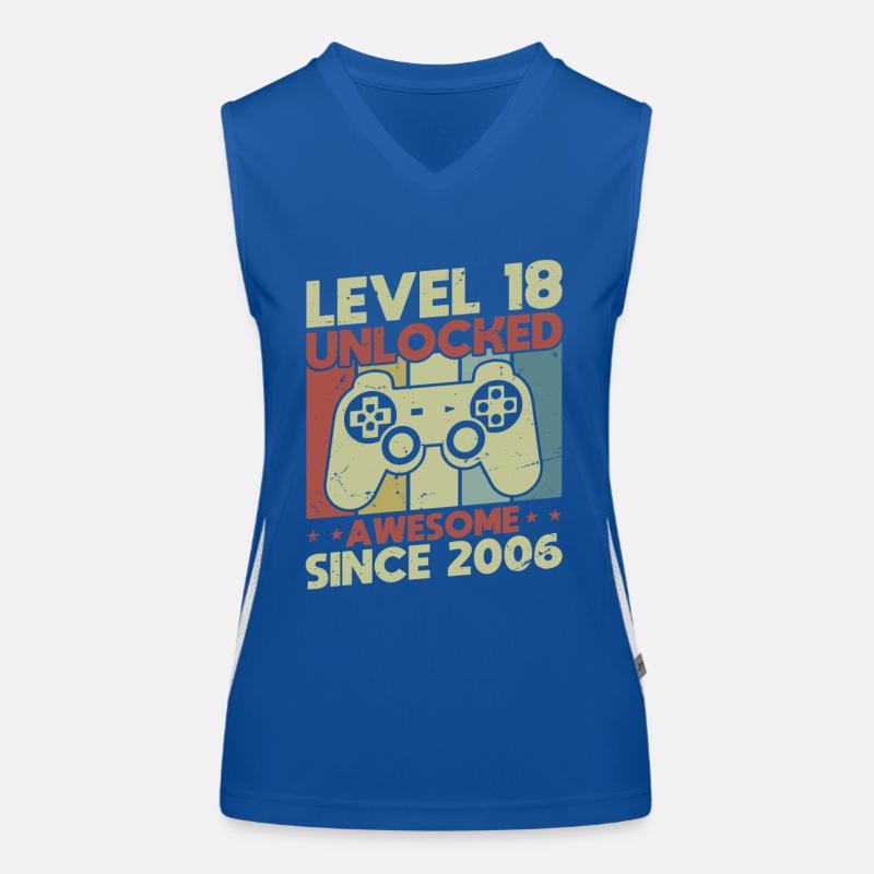 Level 18 Unlocked Women's Functional Contrast Tank Top