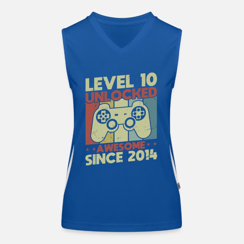 Level 10 freigeschaltet Funktionelles Kontrast-Tank Top für Frauen