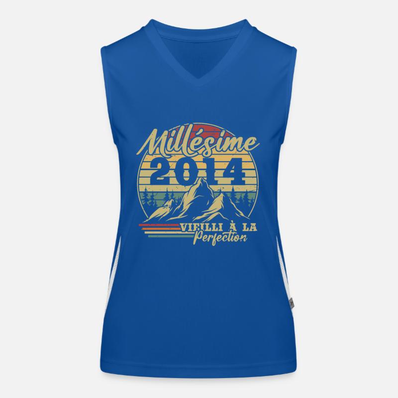 Millésime 2014 Débardeur respirant contrasté Femme