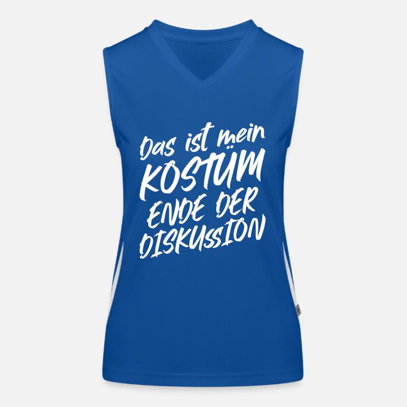 Das Ist Mein Kostüm Ende Der Diskussion Funktionelles Kontrast-Tank Top für Frauen