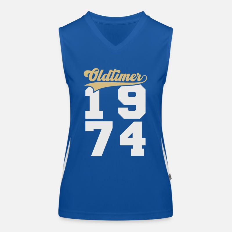 Oldtimer 1974 Débardeur respirant contrasté Femme