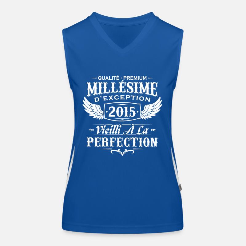 Millésime 2015 Débardeur respirant contrasté Femme
