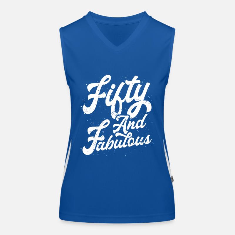 Fifty and fabulous Women's Functional Contrast Tank Top
