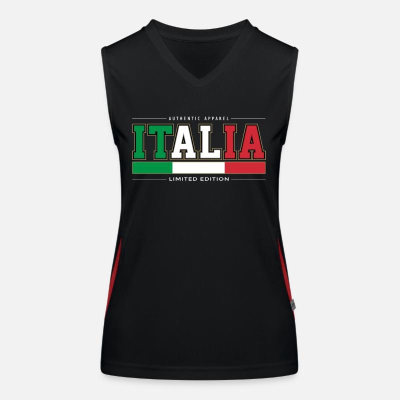 Italie Débardeur respirant contrasté Femme