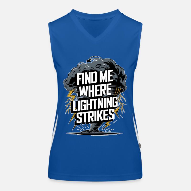 thunderstorm saying thunderstorm tornado meteorologist Women's Functional Contrast Tank Top