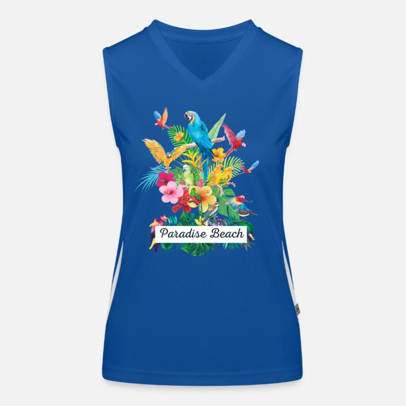 Paradise Beach Women's Functional Contrast Tank Top