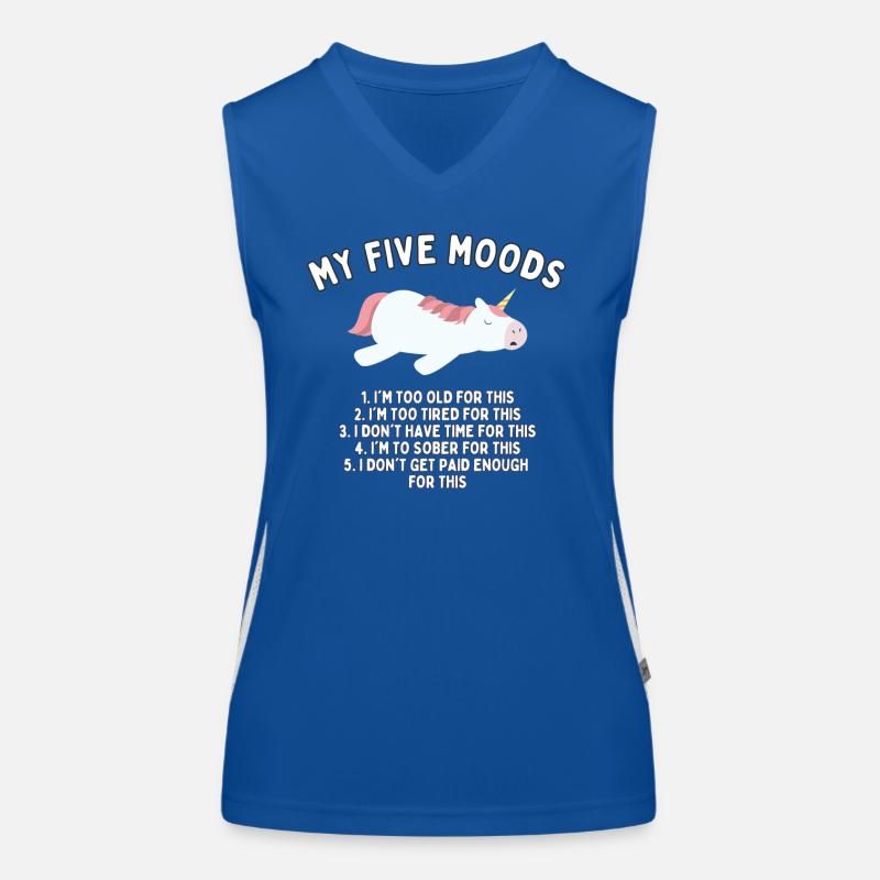My Five Moods Women's Functional Contrast Tank Top