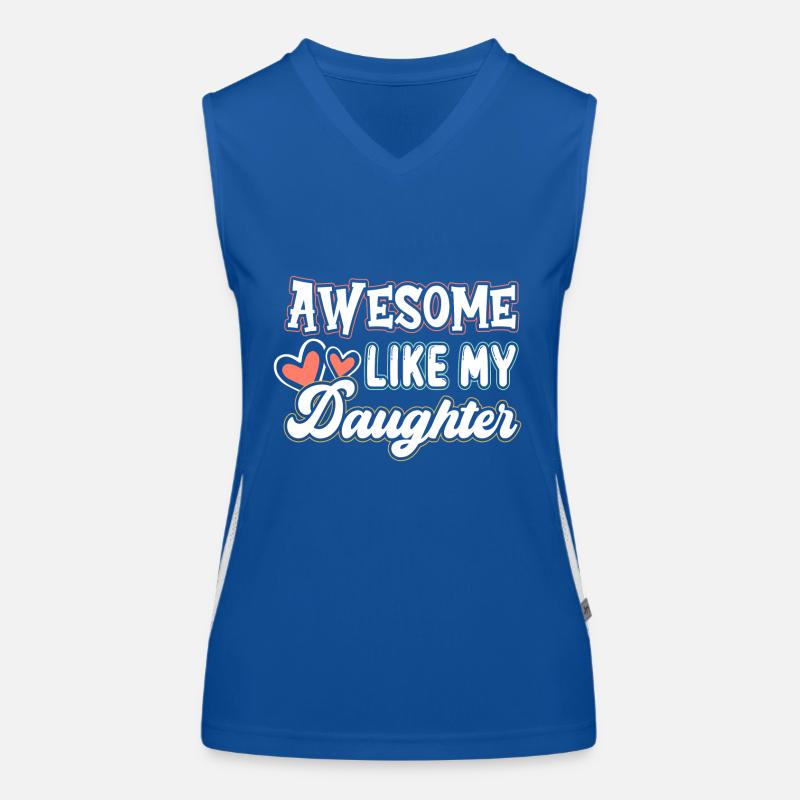 Vatertag Funktionelles Kontrast-Tank Top für Frauen