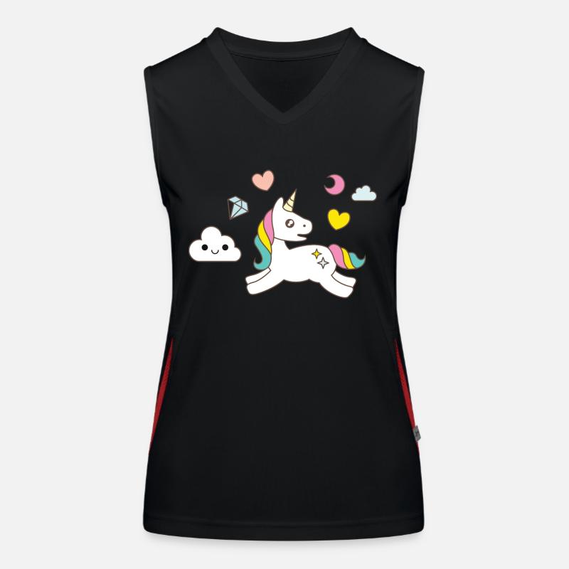 licorne Débardeur respirant contrasté Femme