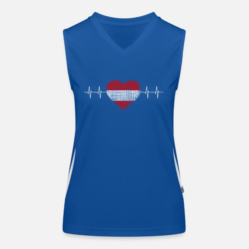 Österreich Austria Funktionelles Kontrast-Tank Top für Frauen