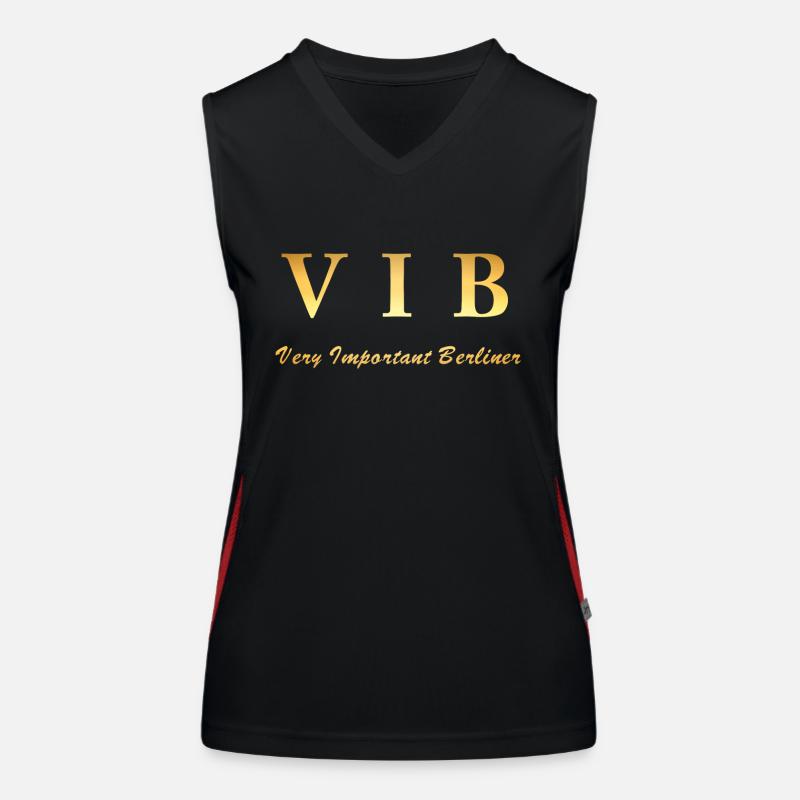 Berlin Funktionelles Kontrast-Tank Top für Frauen