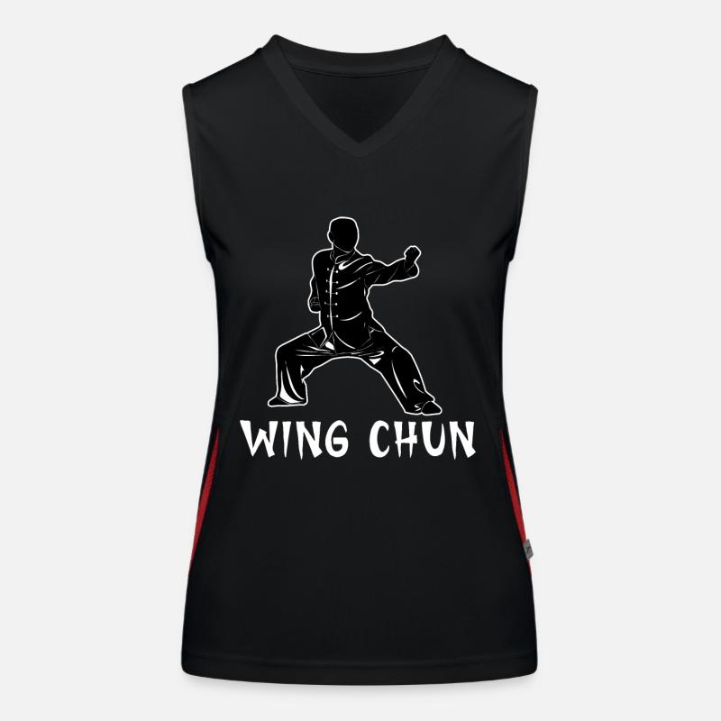 Wing Chun Funktionelles Kontrast-Tank Top für Frauen