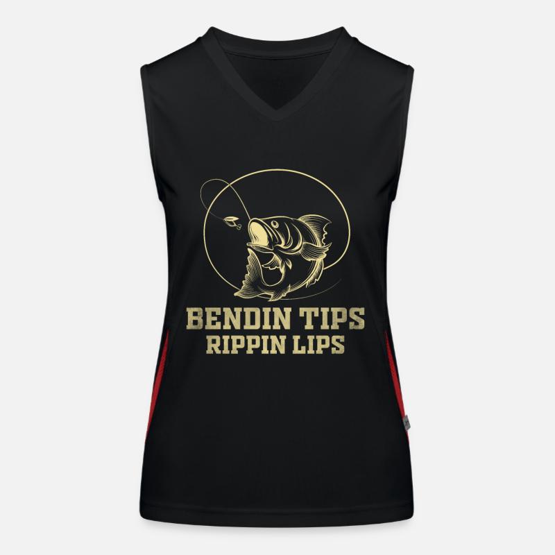 Bendin Tips Rippin Lips Women's Functional Contrast Tank Top