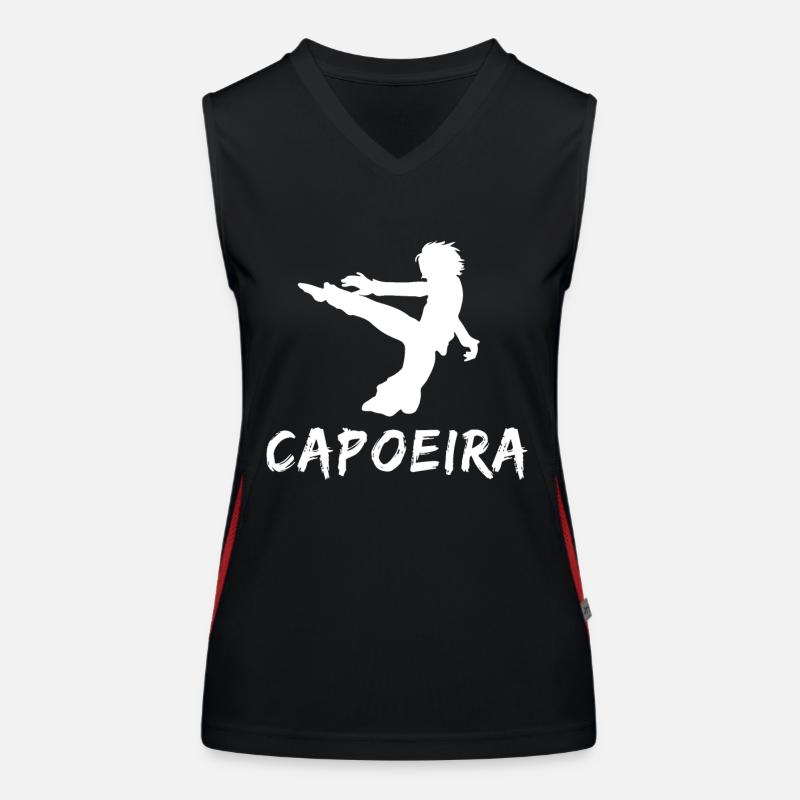 Capoeira Débardeur respirant contrasté Femme