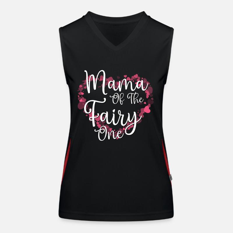 Mama der Fee Eins Funktionelles Kontrast-Tank Top für Frauen