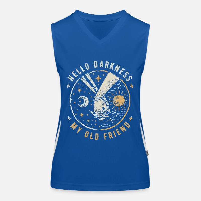 Hello Darkness My Old Friend Solar Eclipse Débardeur respirant contrasté Femme