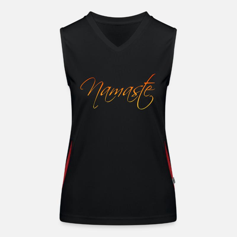 Namaste Funktionelles Kontrast-Tank Top für Frauen