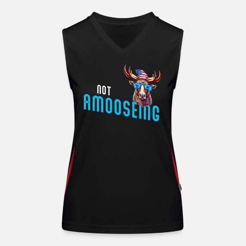 Non Amooseing Cool Moose Women's Functional Contrast Tank Top