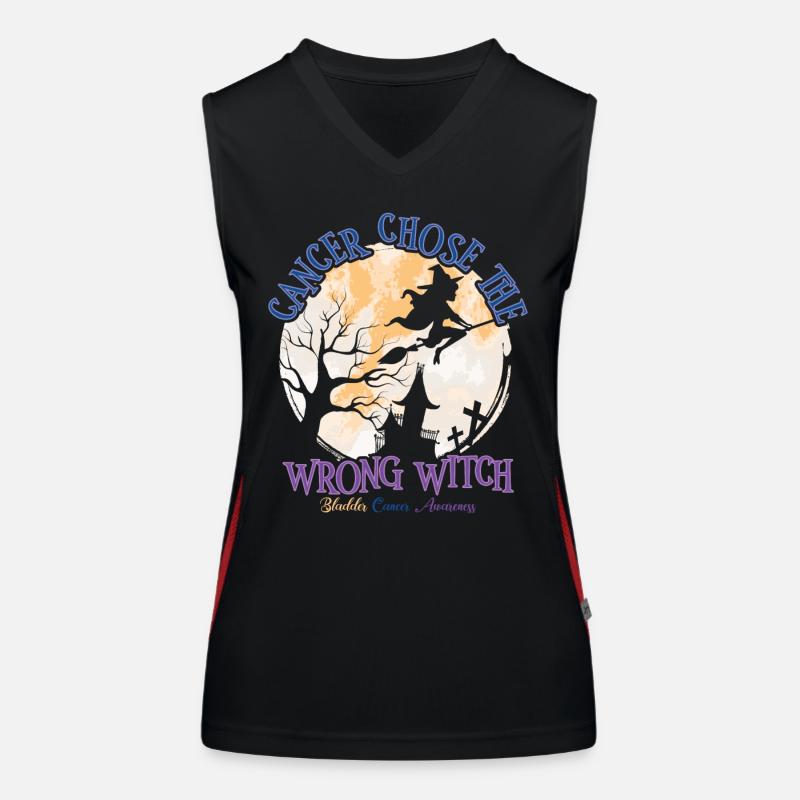 Krebs Hexe Ringelblume Blasenkrebs Funktionelles Kontrast-Tank Top für Frauen