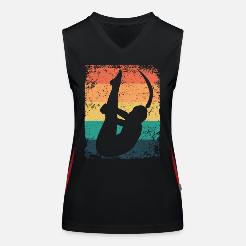Turmspringen Kunstspringen Synchronspringen Funktionelles Kontrast-Tank Top für Frauen