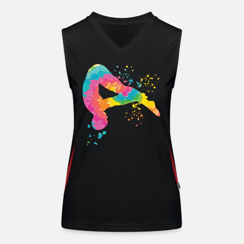Diving, Synchronized Diving, Artistic Jumping Women's Functional Contrast Tank Top