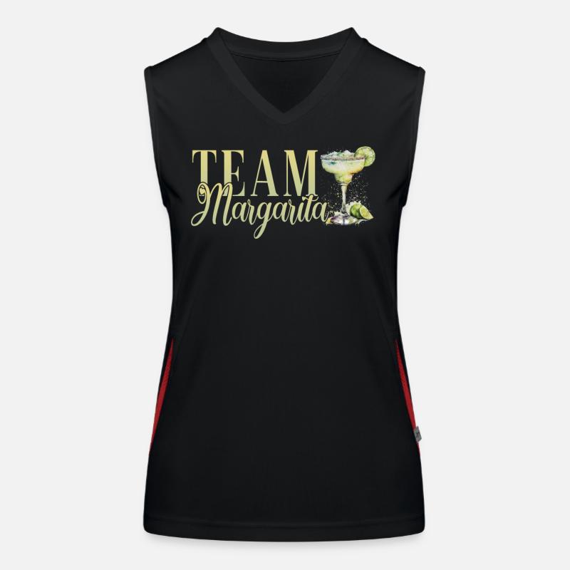 Team Margarita Tequila Bachelor Party Women's Functional Contrast Tank Top