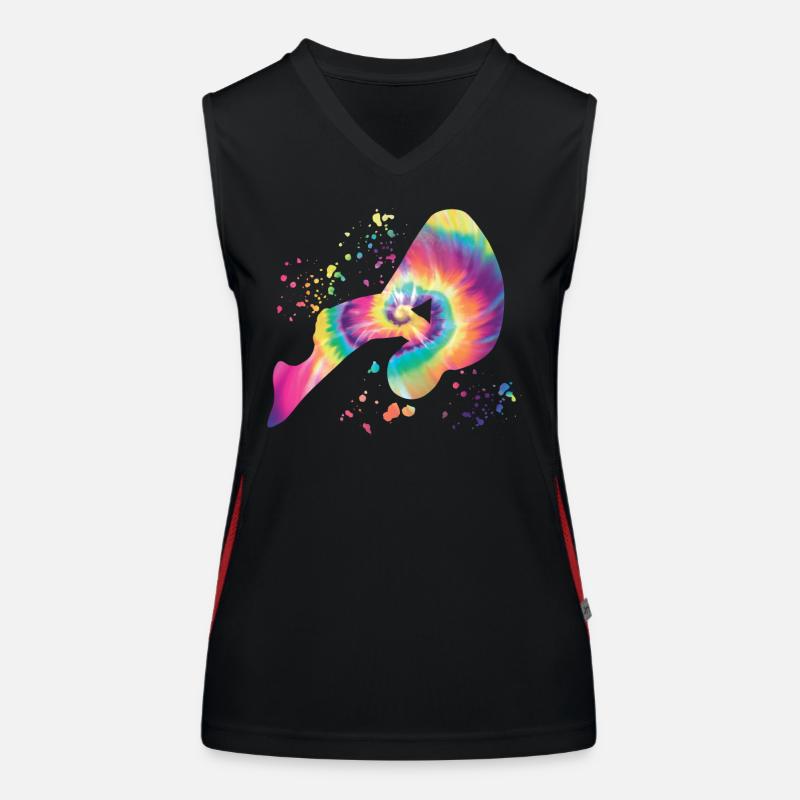 Synchronisierter Wassertaucher High Diver Funktionelles Kontrast-Tank Top für Frauen