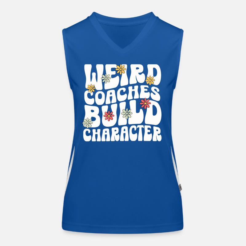 Seltsame Coaches Bilden Charakter Coach Funktionelles Kontrast-Tank Top für Frauen