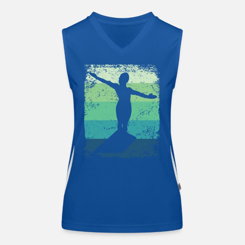 Plongeur en eau synchronisé High Diver Débardeur respirant contrasté Femme