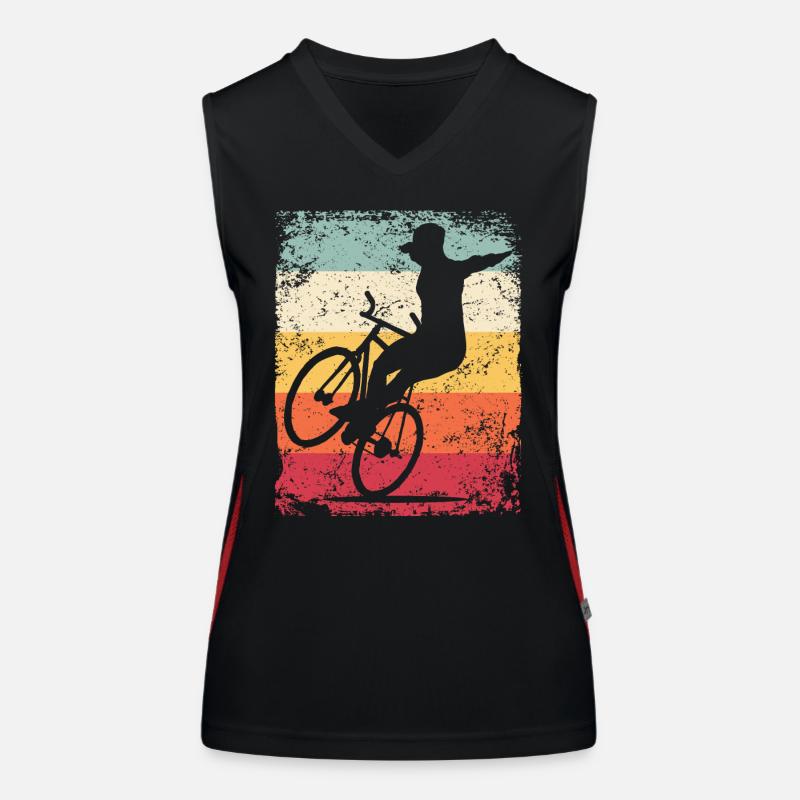 Kunstradfahren Kunstradfahrer Funktionelles Kontrast-Tank Top für Frauen