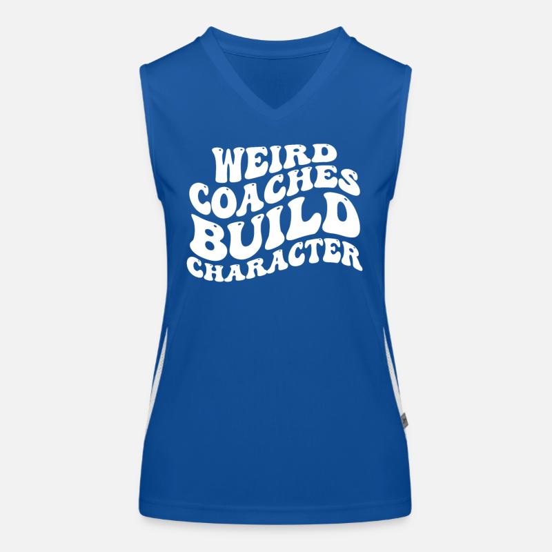 Seltsame Coaches Bilden Charakter Coach Funktionelles Kontrast-Tank Top für Frauen