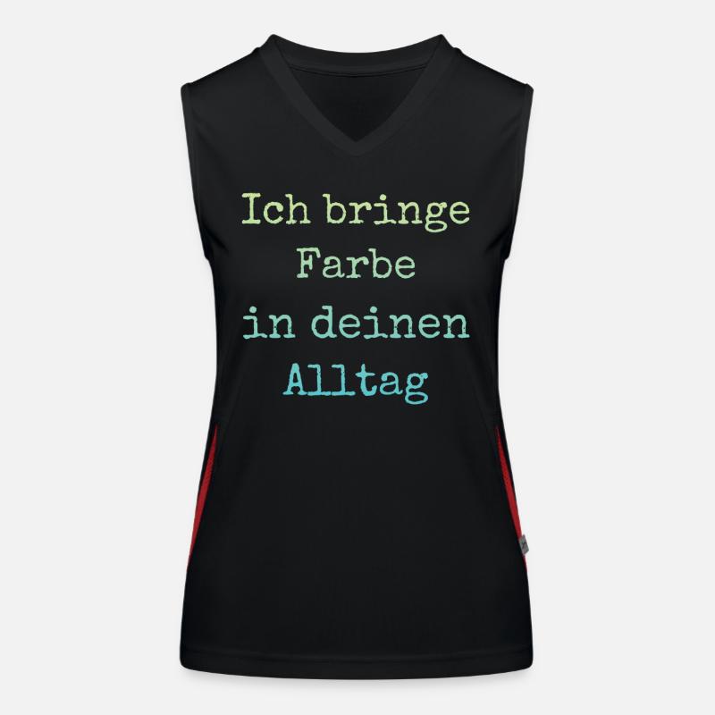 I Bring Paint Painter Dad Varnisher Women's Functional Contrast Tank Top