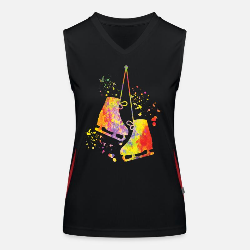 Figure Skating Ice Skating Figure Skating Women's Functional Contrast Tank Top